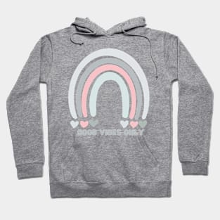 Good Vibes Only Rainbow Hoodie